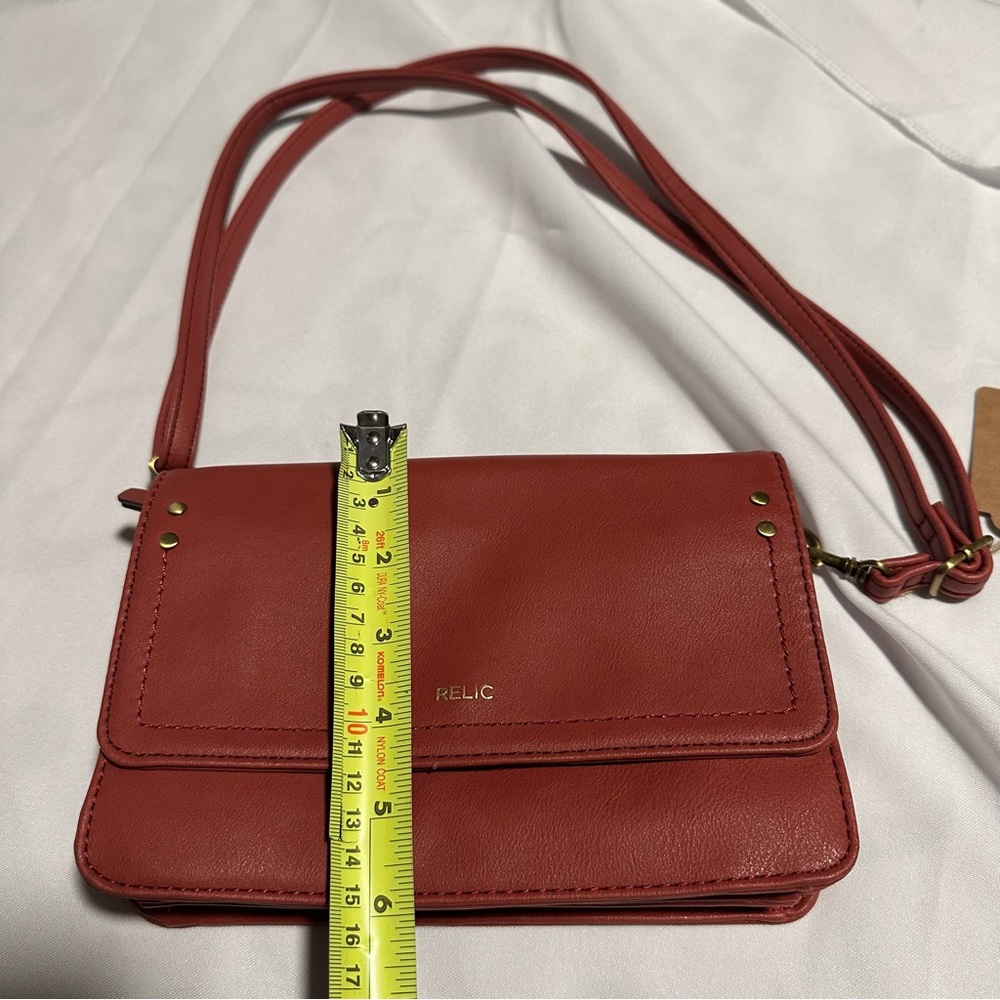 Relic by Fossil Crossbody Bag in Warm Red - Picture 6 of 16